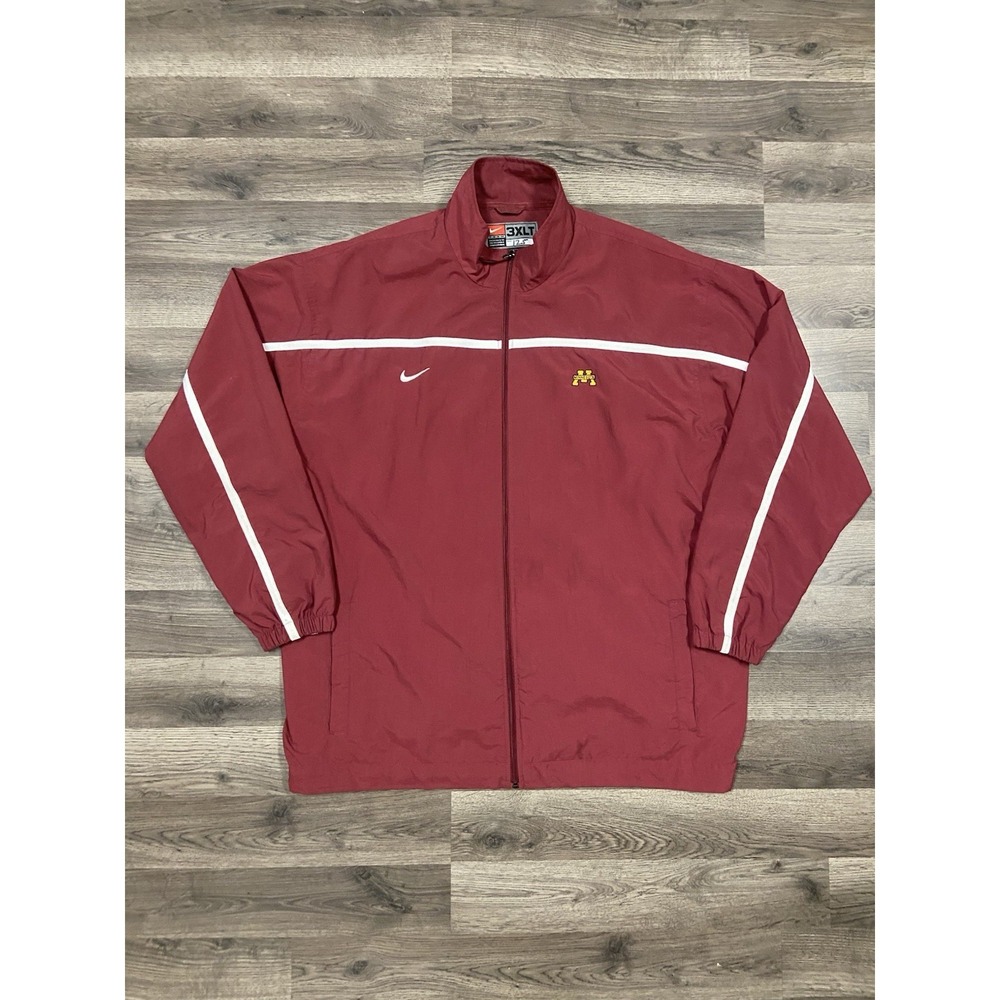 Vintage Nike Minnesota Jacket Size 3XL Maroon White Golden‎ Gophers NCAA College